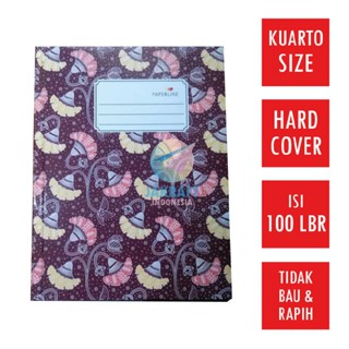 Jual Pcs Buku Tulis Quarto A Bergaris Hard Cover Paperline Isi