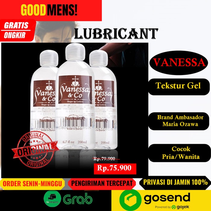 Jual NEW VANESSA LUBRICANT ORI IMPORT JAPAN PELICIN PELUMAS ANAL 200 Ml