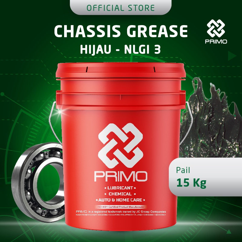 Jual Chassis Grease PRIMO NLGI 3 Gemuk Stempet Hijau Pail Shopee