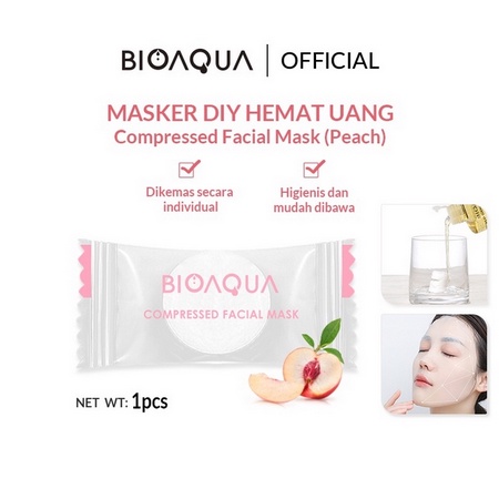 Jual BIOAQUA DIY Compressed Facial Face Mask Avocado 1pc Shopee Indonesia