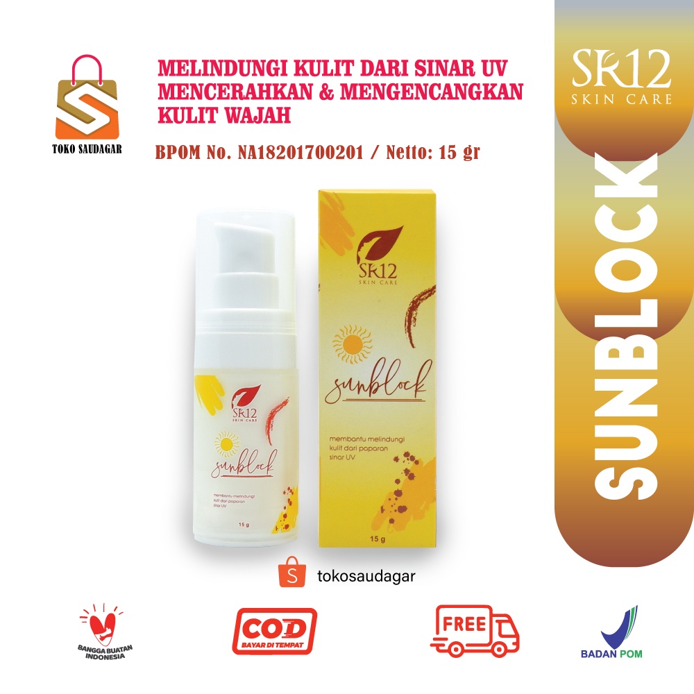 Jual SUNCARE SUNBLOCK SR12 HERBAL SKIN CARE LOTION ANTI UV A