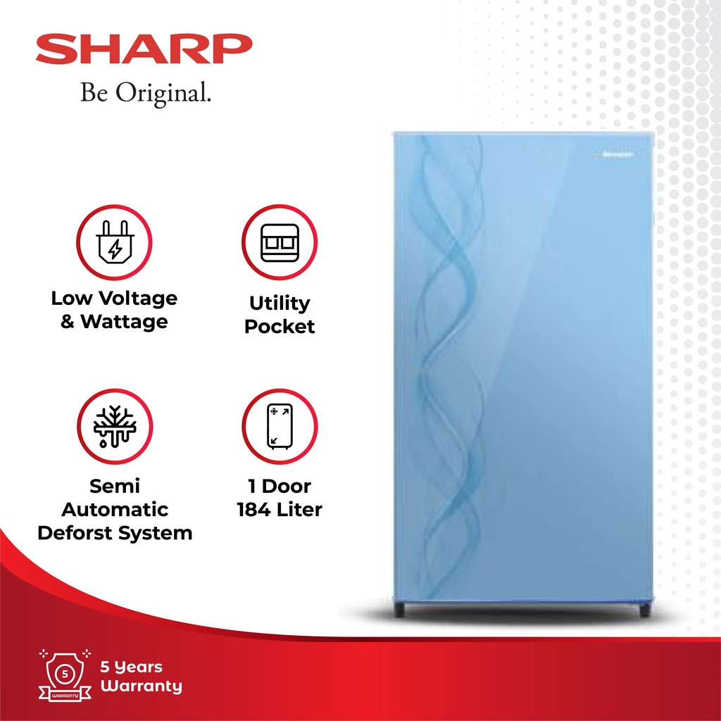 Jual Sharp Lemari Es Pintu Sj N D As Shopee Indonesia