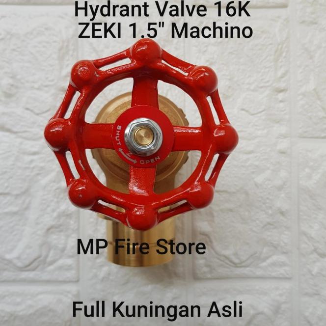 Jual Kran Hidran Hydrant Valve Pemadam Zeki 1 5 16K Full Kuningan