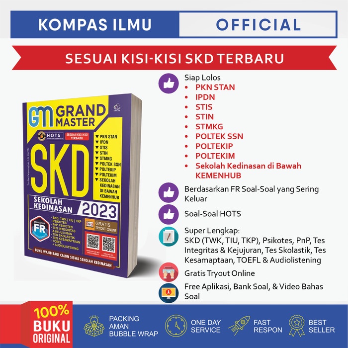 Jual Yy Buku Grand Master Skd Sekolah Kedinasan Kisi Kisi