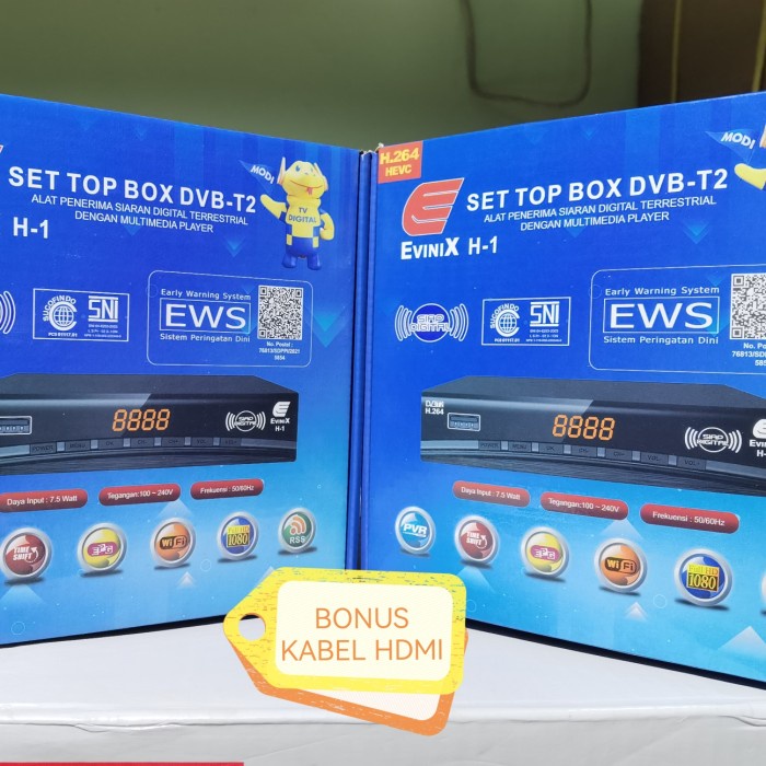 Jual Stb Set Top Box Tv Digital Evinix H Shopee Indonesia