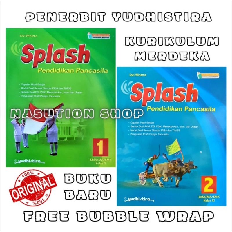 Jual Buku Splash Pendidikan Pancasila Kelas Sma Yudhistira