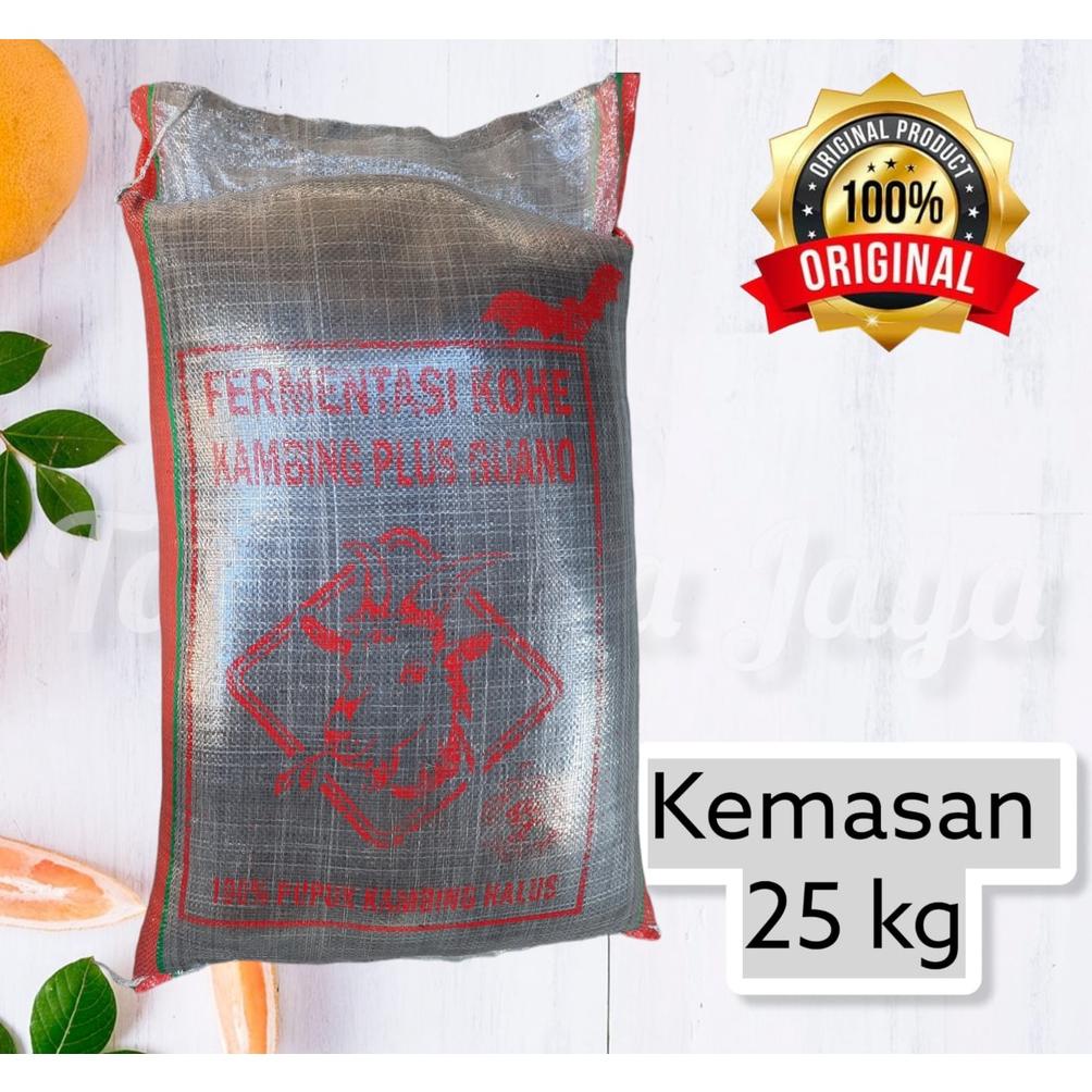 Jual Pupuk Fermentasi Kohe Kambing Dan Guano Kemasan 25Kg Shopee