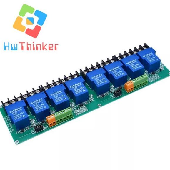 Jual Modul Relay Board 8 Ch Channel 5V 12V 24V 30A Opto Aktif High Low