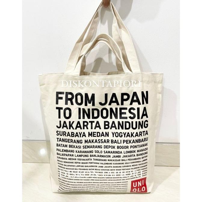 Jual Original Uniqlo Tote Bag Totebag Th Anniversary Limited