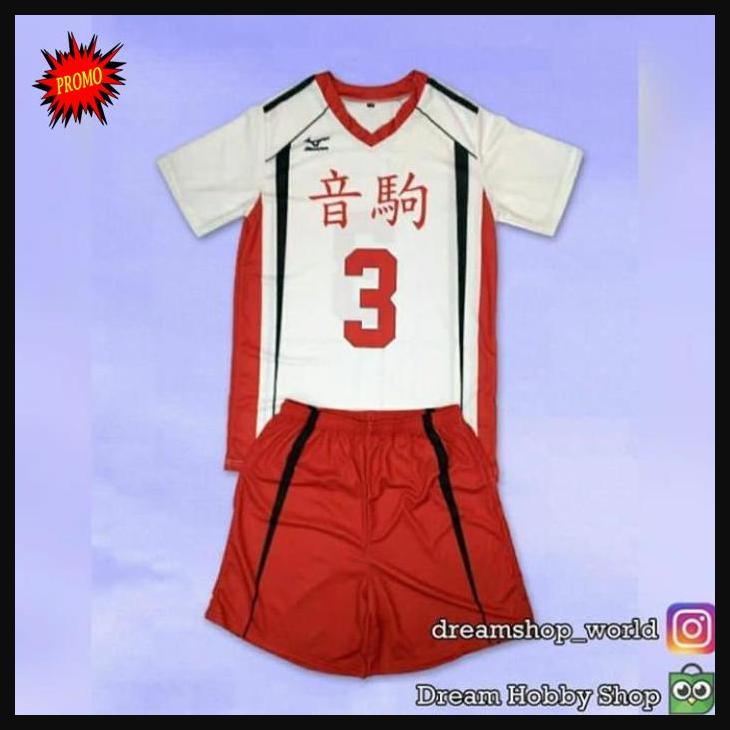 Jual Kaos Cosplay Anime Haikyuu Jersey Volleyball Nekoma A Kartika