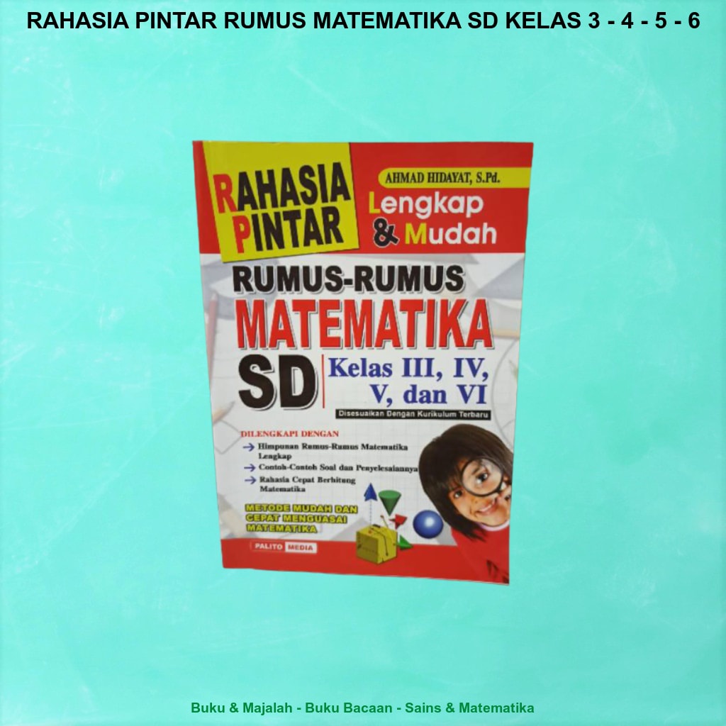 Jual RAHASIA PINTAR RUMUS MATEMATIKA SD KELAS 3 4 5 6 Shopee Indonesia