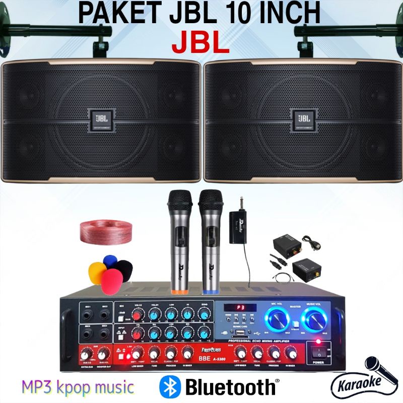 Jual Paket Sound System Karaoke Rumahan Speaker Jbl Inch Komplit