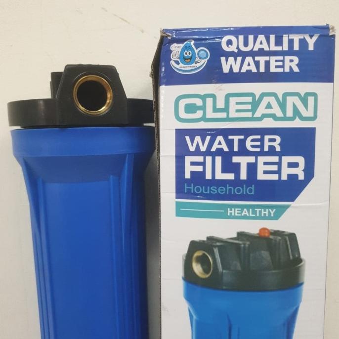 Jual Housing Filter Air 20 Blue Clean Water Drat Kuningan Shopee