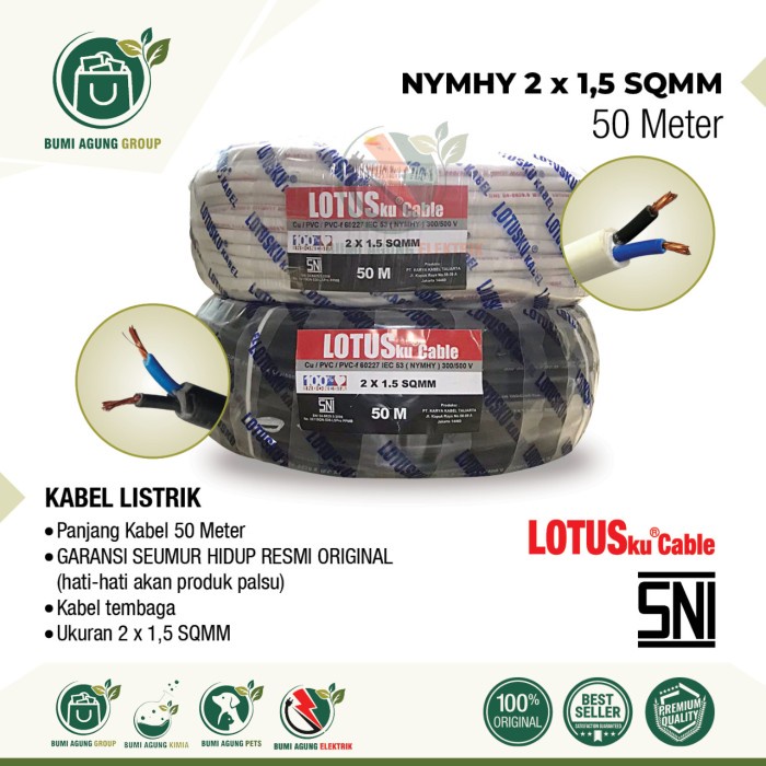 Jual Kabel Serabut Lotus Nyyhy Nymhy X X Meter M M Lotusku