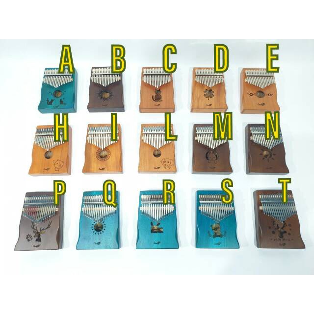 Jual Kalimba Cowboy 17 Key Nada El 17 Warna Warni Komplit Jakarta