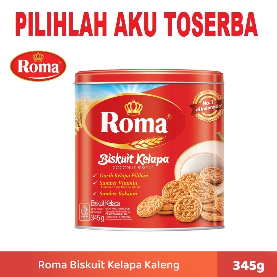 Jual Biskuit Roma Kelapa Kaleng Harga Kaleng Shopee Indonesia