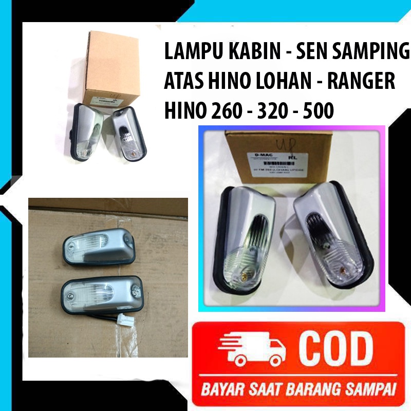 Jual Lampu Kabin Sen Samping Atas Mobil Hino Lohan Ranger Hino