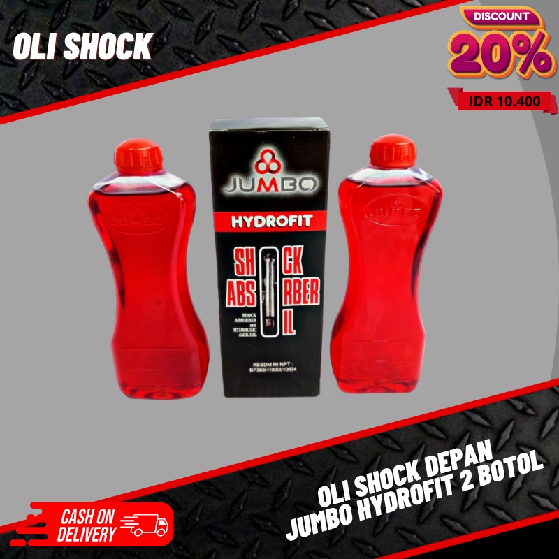 Jual Oil Oli Shock Depan JUMBO Isi 2 Botol 100ml Shopee Indonesia