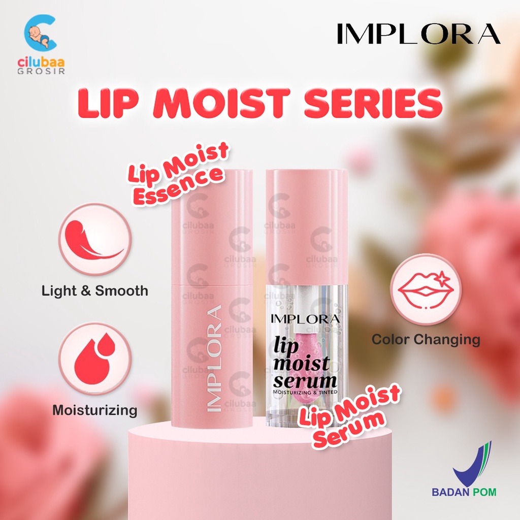 Jual IMPLORA Lip Moist Series Essence Serum Lip Oil Pelembab