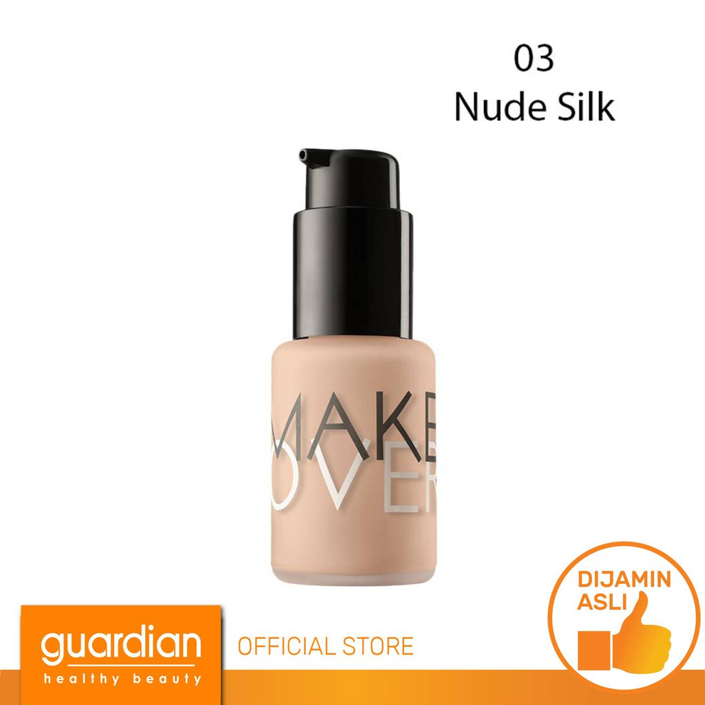 Jual Make Over Ultra Cover Liquid Matt Foundation Ml Nude Silk