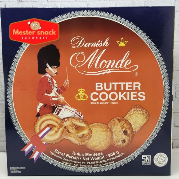 Jual KUE KALENG MONDE BUTTER COOKIES 908 GRAM MONDE KALENG KUE