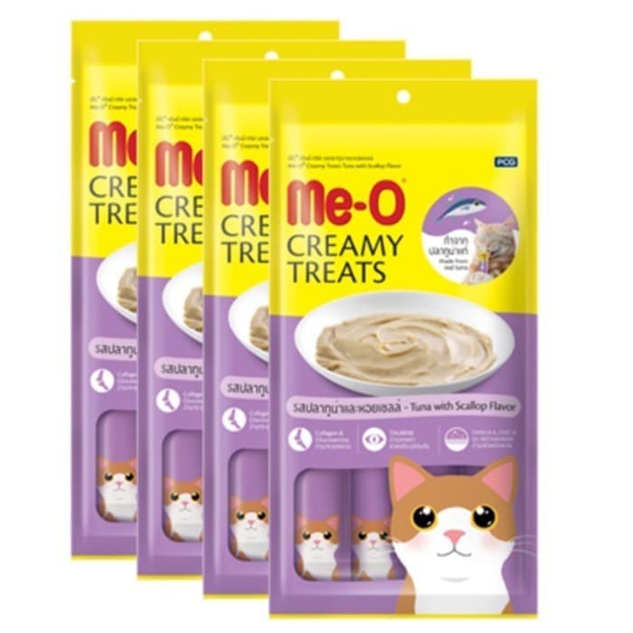 Jual Meo Creamy Treats Tuna And Scallop 60 Gr Shopee Indonesia