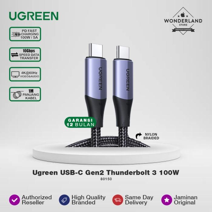 Jual Ugreen Kabel Thunderbolt Usb C To C Audio Video K Gbps W