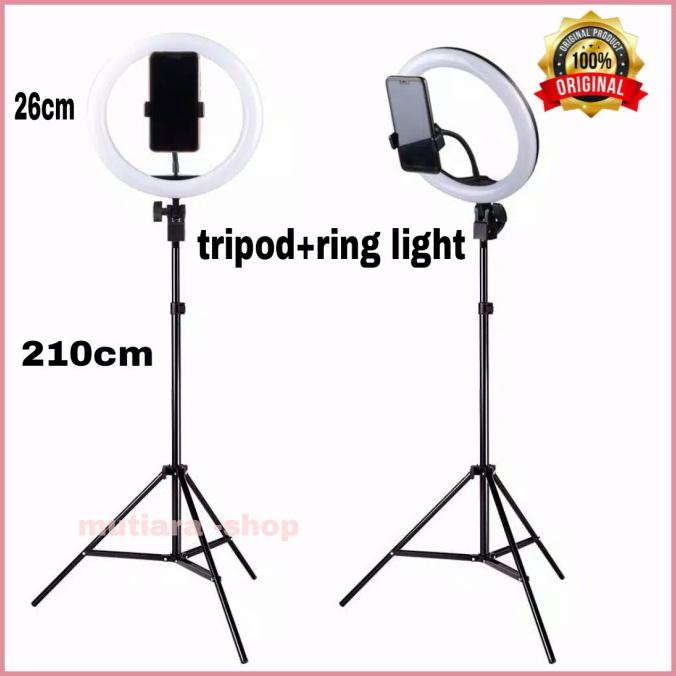 Jual Tripod Lampu Ring Light Stand Studio Selfie Led Cm Lampu Tik Tok