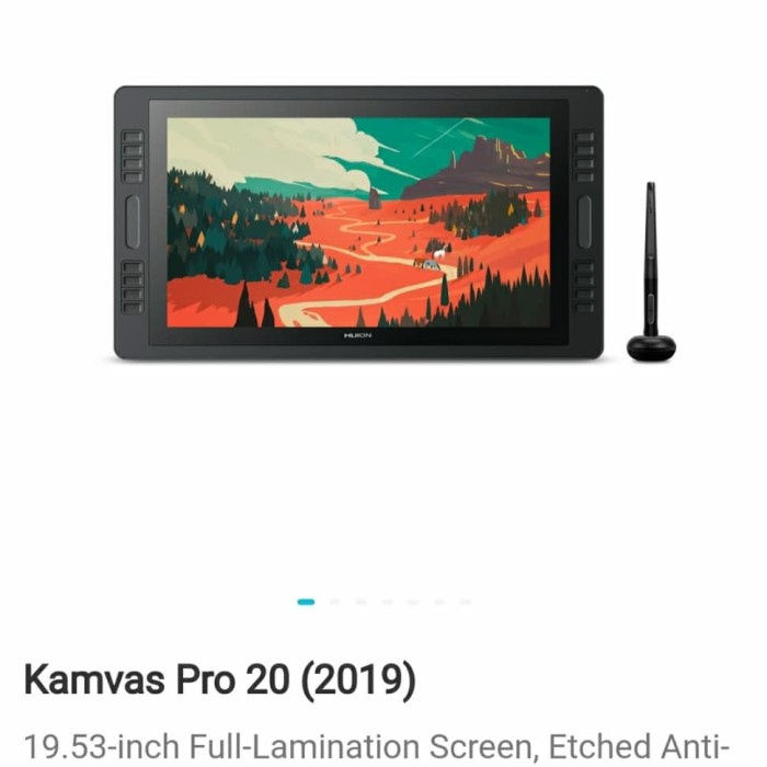 Jual Huion Kamvas Pro Gt Pro Pen Tablet Shopee Indonesia