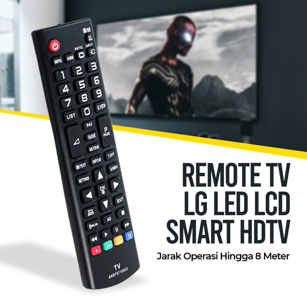 Jual Remote Tv Lg Led Lcd Smart Hdtv Akb Black Shopee Indonesia