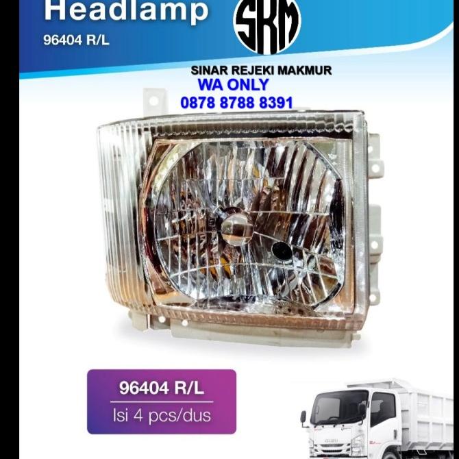 Jual HEAD LAMP LAMPU DEPAN CPU ISUZU GIGA FVZ 285 ELF NMR 71 NMR71