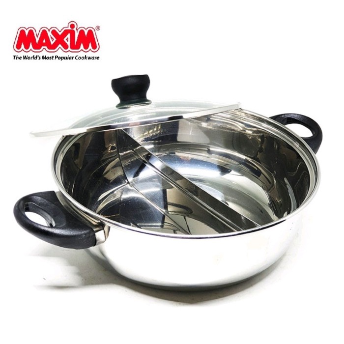 Jual Panci Hotpot Suki Shabu2 Steamboat Sekat 2 Rasa Maxim Suki Pot 26