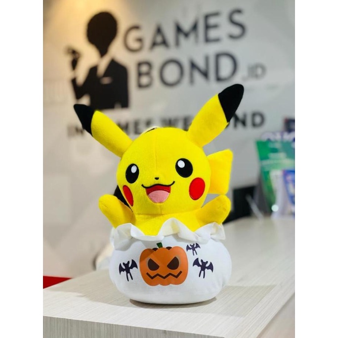 Jual Banpresto Pokemon Pikachu Halloween Plush Boneka Original Ori