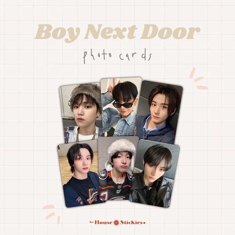 Jual Boy Next Door Unofficial Photocard Bf Selca Vol Shopee Indonesia