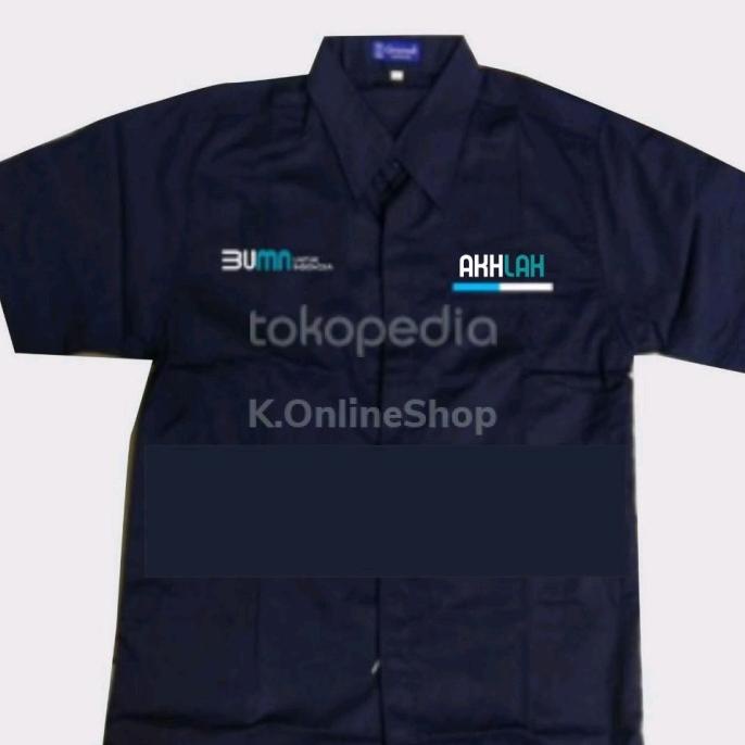 Jual Kemeja Bumn Akhlak Seragam Bumn Akhlak Baju Bumn Akhlak Shopee