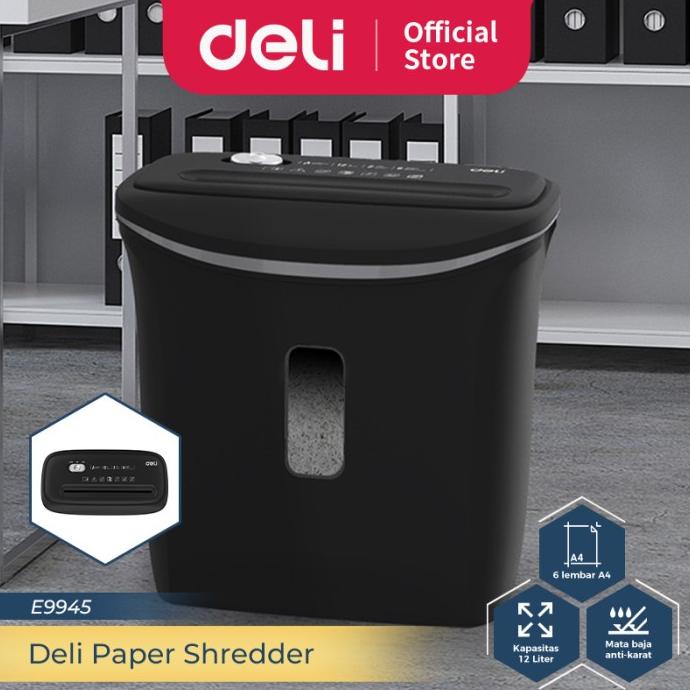 Jual Trend Deli Penghancur Kertas Paper Shredder Kapasitas 6 Lembar 12