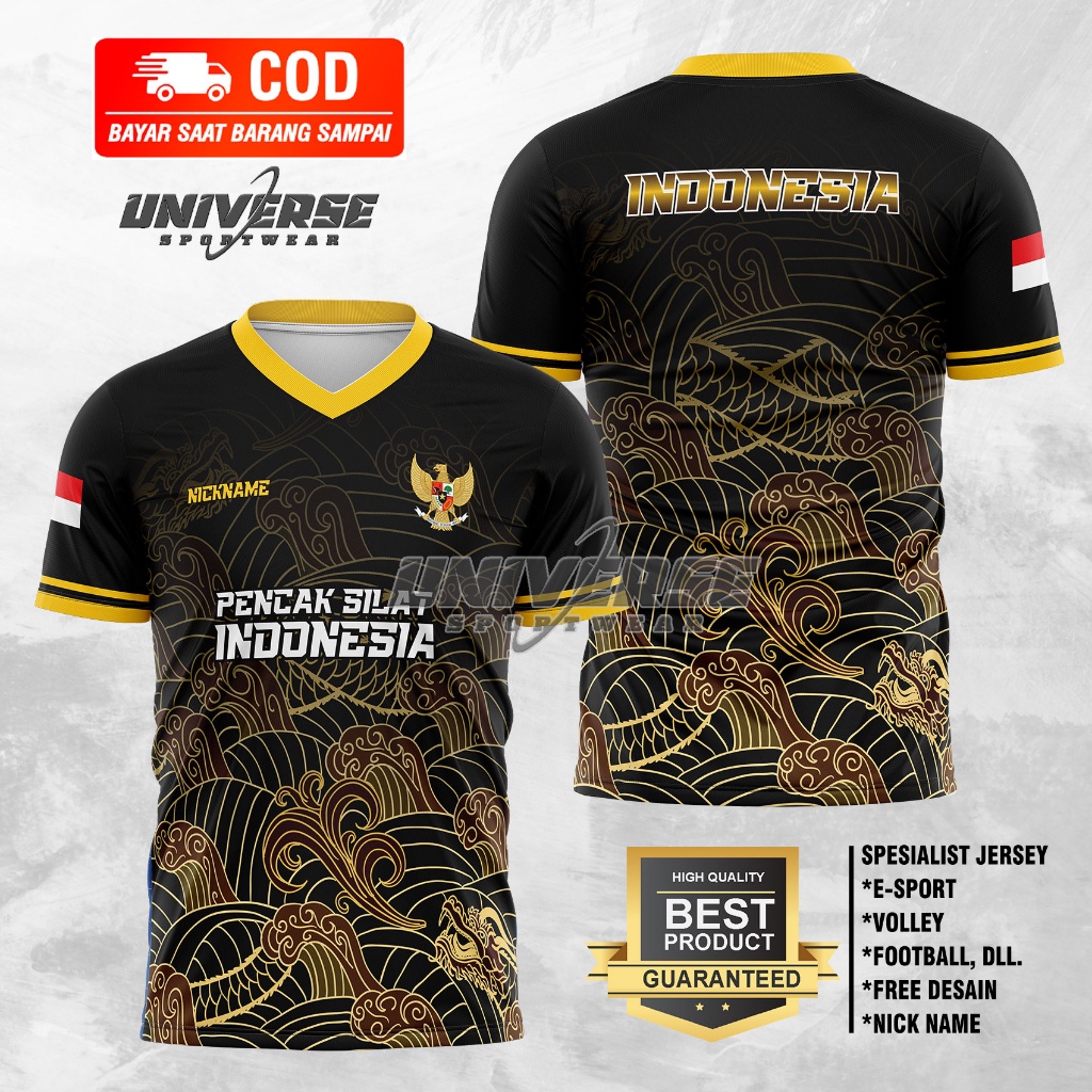 Jual Kaos Jersey Pencak Silat IPSI Taekwondo Perguruan Lainnya Bisa