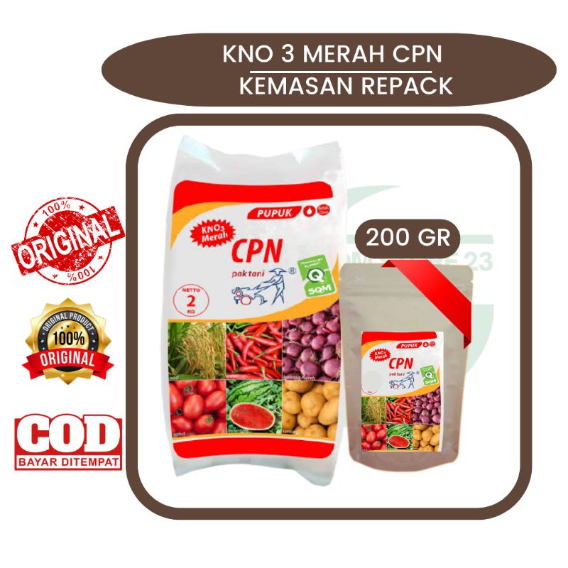 Jual Pupuk Kno Merah Cpn Gram Cap Pak Tani Shopee Indonesia