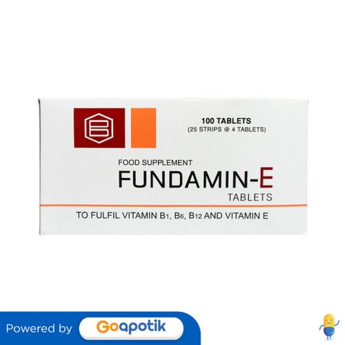 Jual Fundamin E Box Tablet Shopee Indonesia