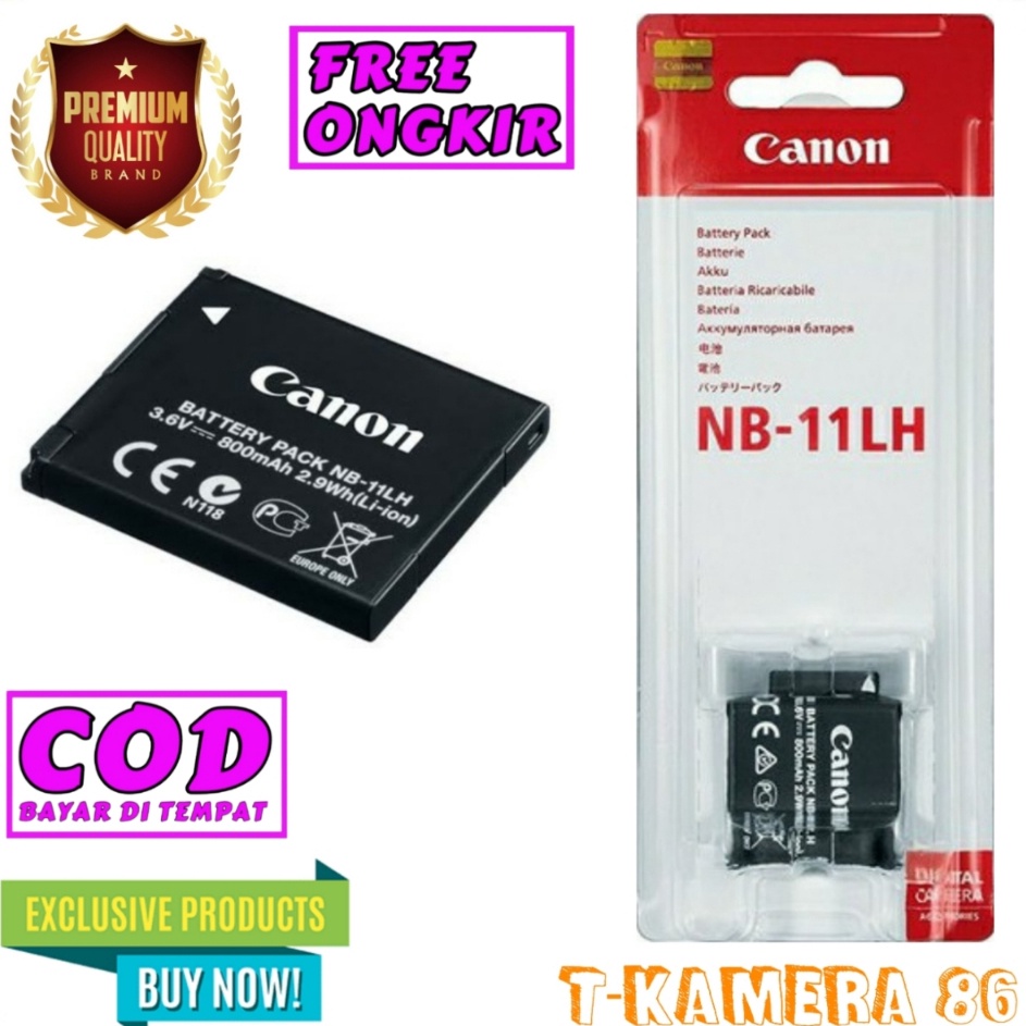 Jual Kode Produk Pdbak Baterai Canon Nb Lh For Charger Canon Cb