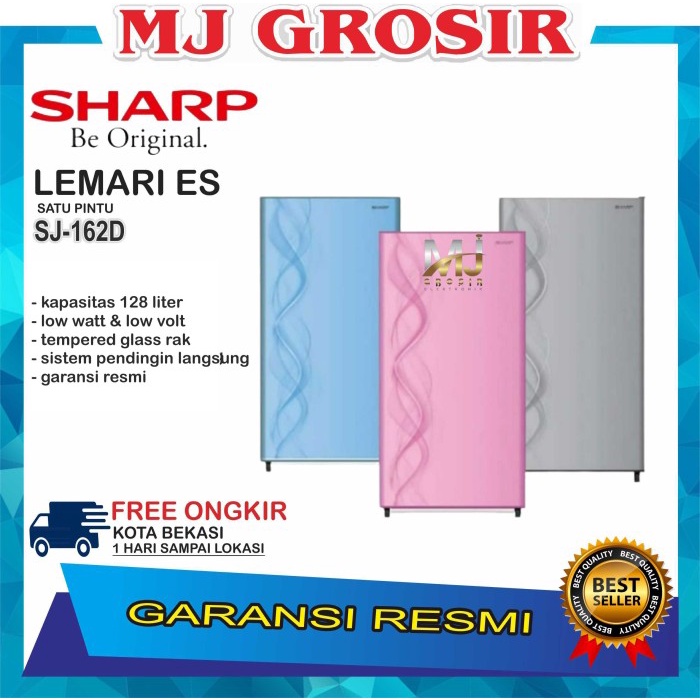 Jual KULKAS SHARP SJ 162 D LEMARI ES 1 PINTU SJ162D SJ 162D KIREI 3