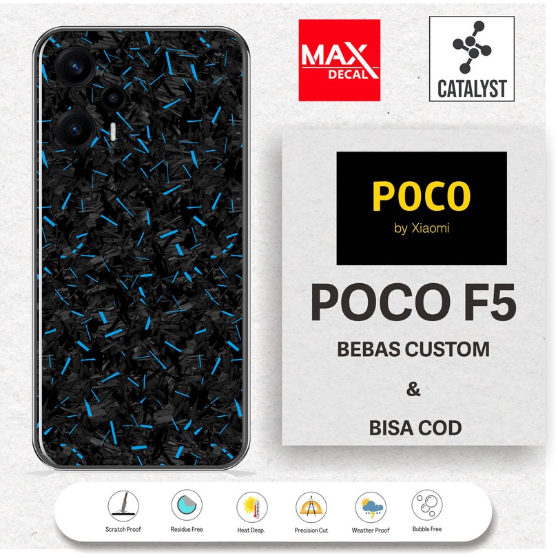 Jual Garskin Skin Poco F Carbon Forged Bisa Custom Kode Ge