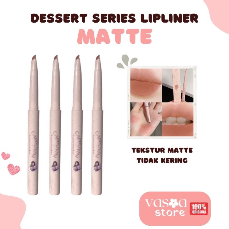 Jual Check Here Cappuvini Lip Liner Pensil Lipstick Nude Color Lipstik