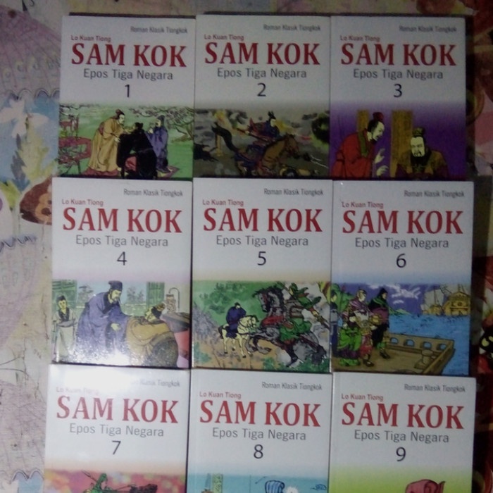 Jual MUST HAVE ORIGINAL SET 10 BUKU SAM KOK EPOS TIGA NEGARA ROMAN