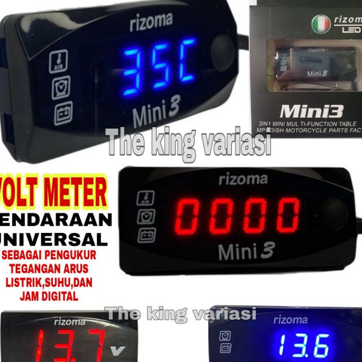 Jual Promo Voltmeter Volt Meter Aki Led Digital Volt Meter Alat