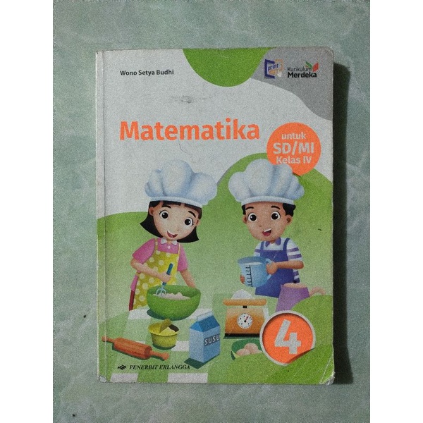 Jual Buku Bekas Original Matematika Sd Mi Kelas Iv Kurikulum Merdeka