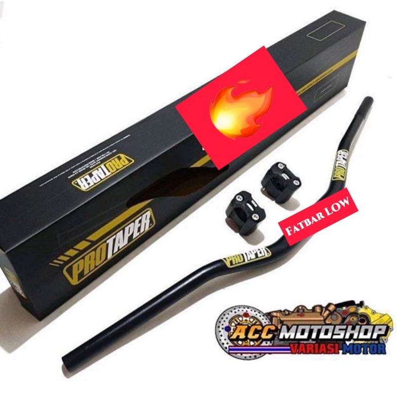 Jual Terjangkau Stang Fatbar Protaper Evo Type Low Hitam Black