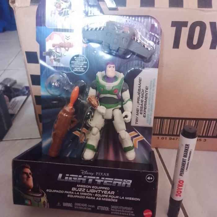 Jual Mainan Figure Disney Pixar Buzz Lightyear Mission Equipped Ori