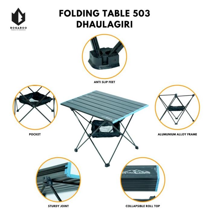 Jual Meja Lipat Dhaulagiri 503 Folding Table Meja Camping Piknik