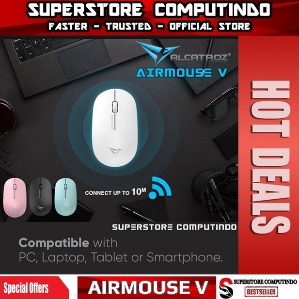 Jual Produk Terkini Alcatroz Airmouse V Cpi Ergonomic Design